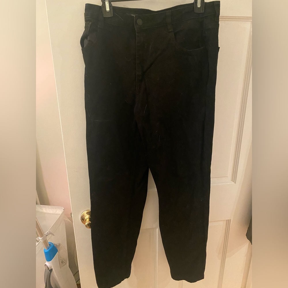 Frank and Oak Stevie Highrise jeans in black size 30